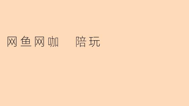 网鱼网咖 陪玩